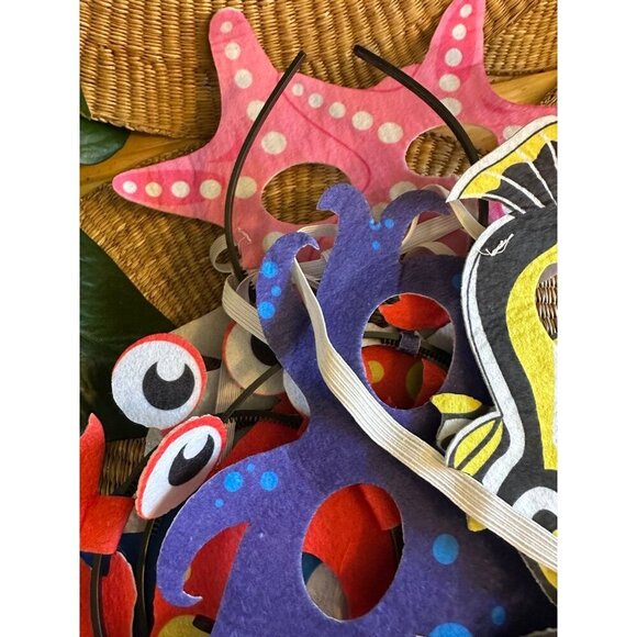 Pack of Under the Sea animal headbands and masks - Picture 4 of 8